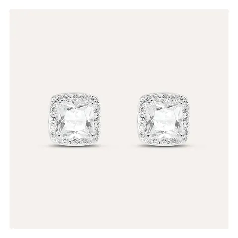 Stroili Silver Elegance Orecchini lobo con cubic zirconia Argento 925 1684140