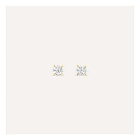 Stroili Claire Stud earrings with cubic zirconia 9kt Gold 1412069