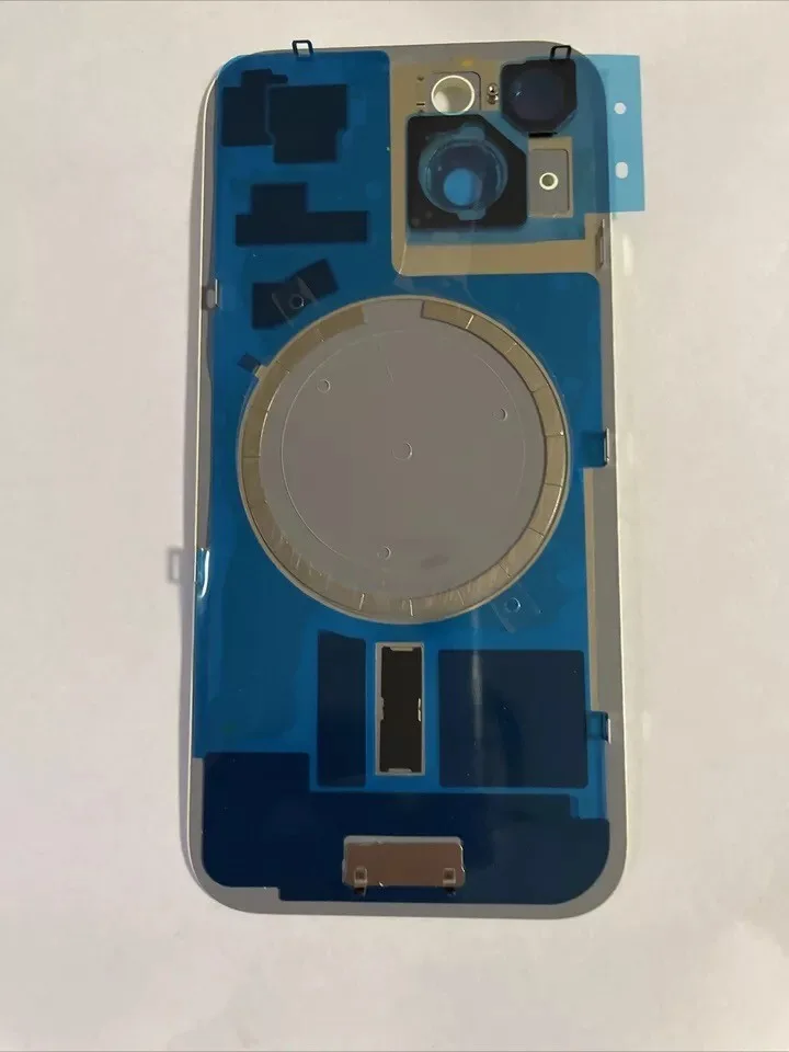 Back vetro Scocca Posteriore Per iPhone 15 Compatibile Con Magneti Verde