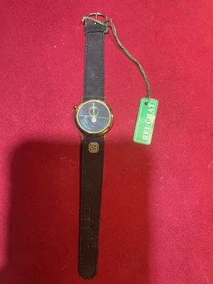 Orologio Vintage Beuchat al quarzo con cinturino in pelle - 9417 C2