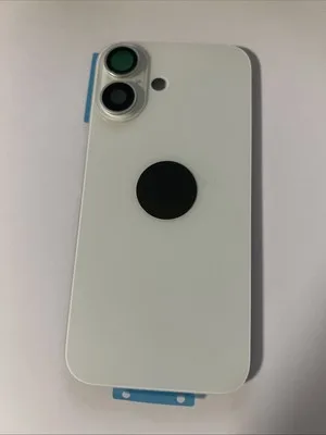 Back vetro Scocca Posteriore Per iPhone 16 plus Compatibile Magneti Bianco