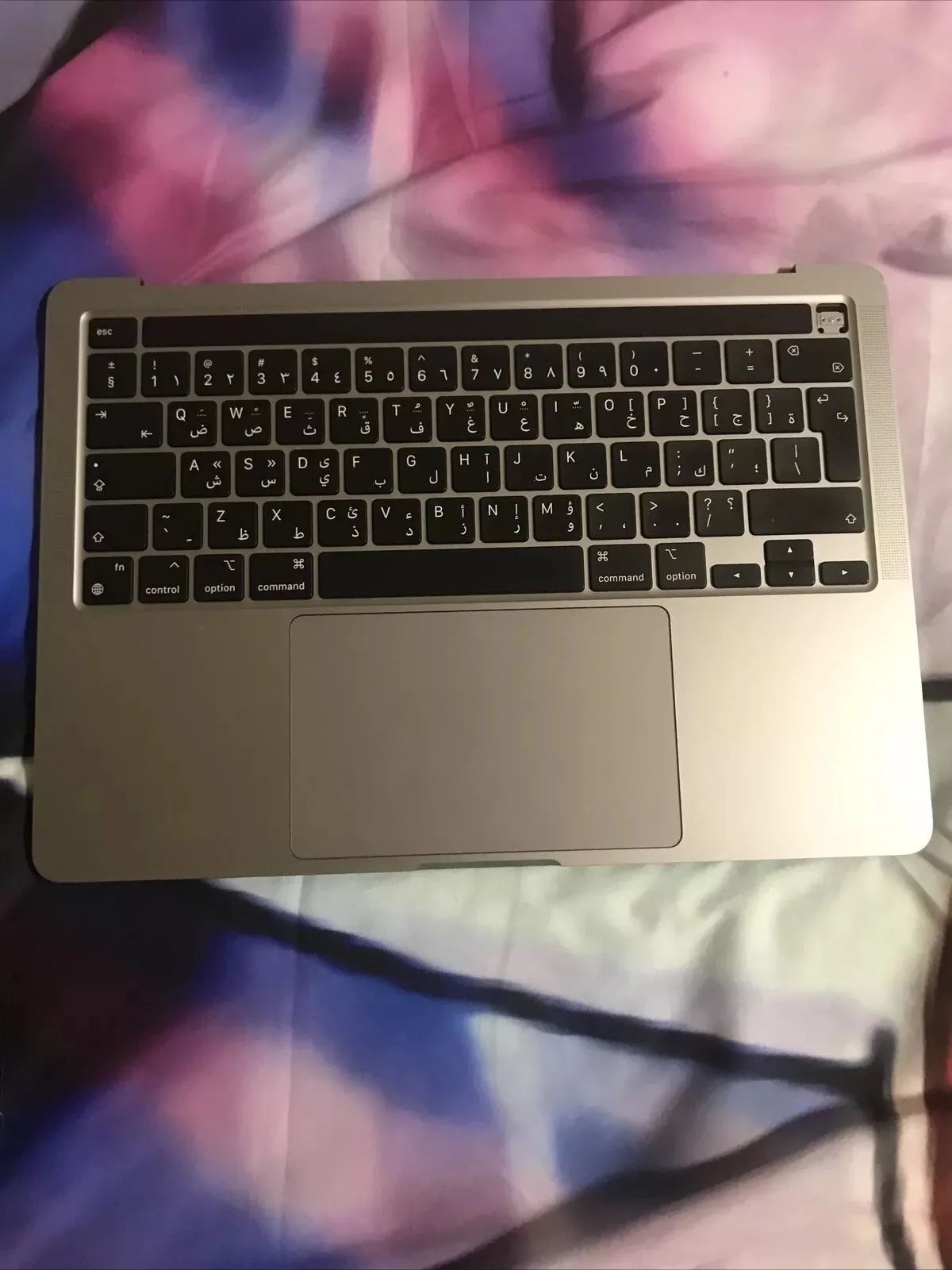 Apple Macbook Pro 13” 2020 A2338 3578 Tastiera Touchpad Scocca Arabo Grigio A