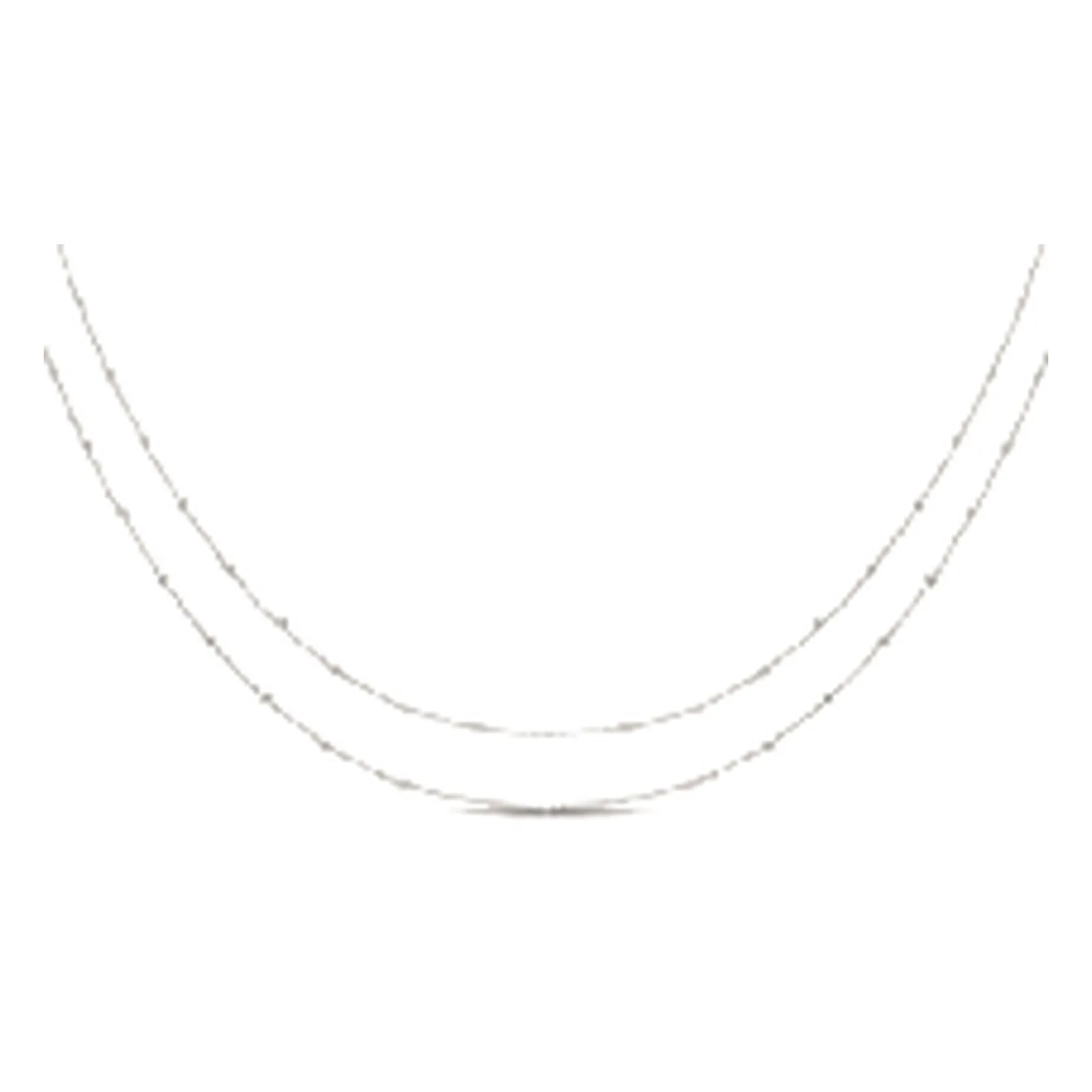 Stroili Silver Collection Collana doppio filo small ball Argento 925 1697904
