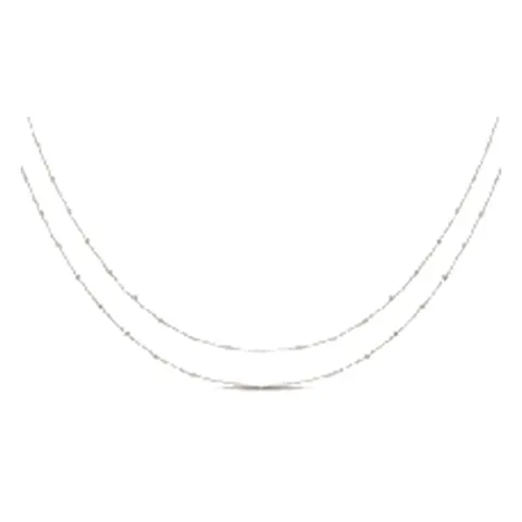 Stroili Silver Collection Collana doppio filo small ball Argento 925 1697904
