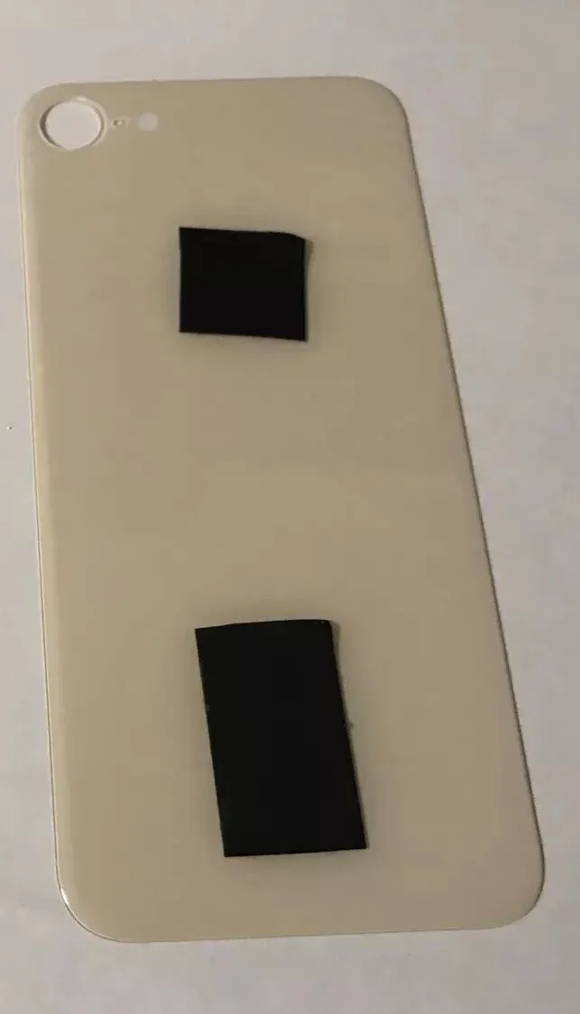 Back vetro Scocca Posteriore Per iPhone 8 Rose Gold Foro Big