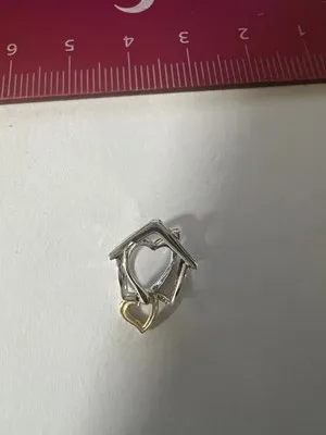 Ciondolo Pendente a Forma di Casetta con Cuore - LAB22609272225