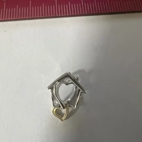 Ciondolo Pendente a Forma di Casetta con Cuore - LAB22609272225