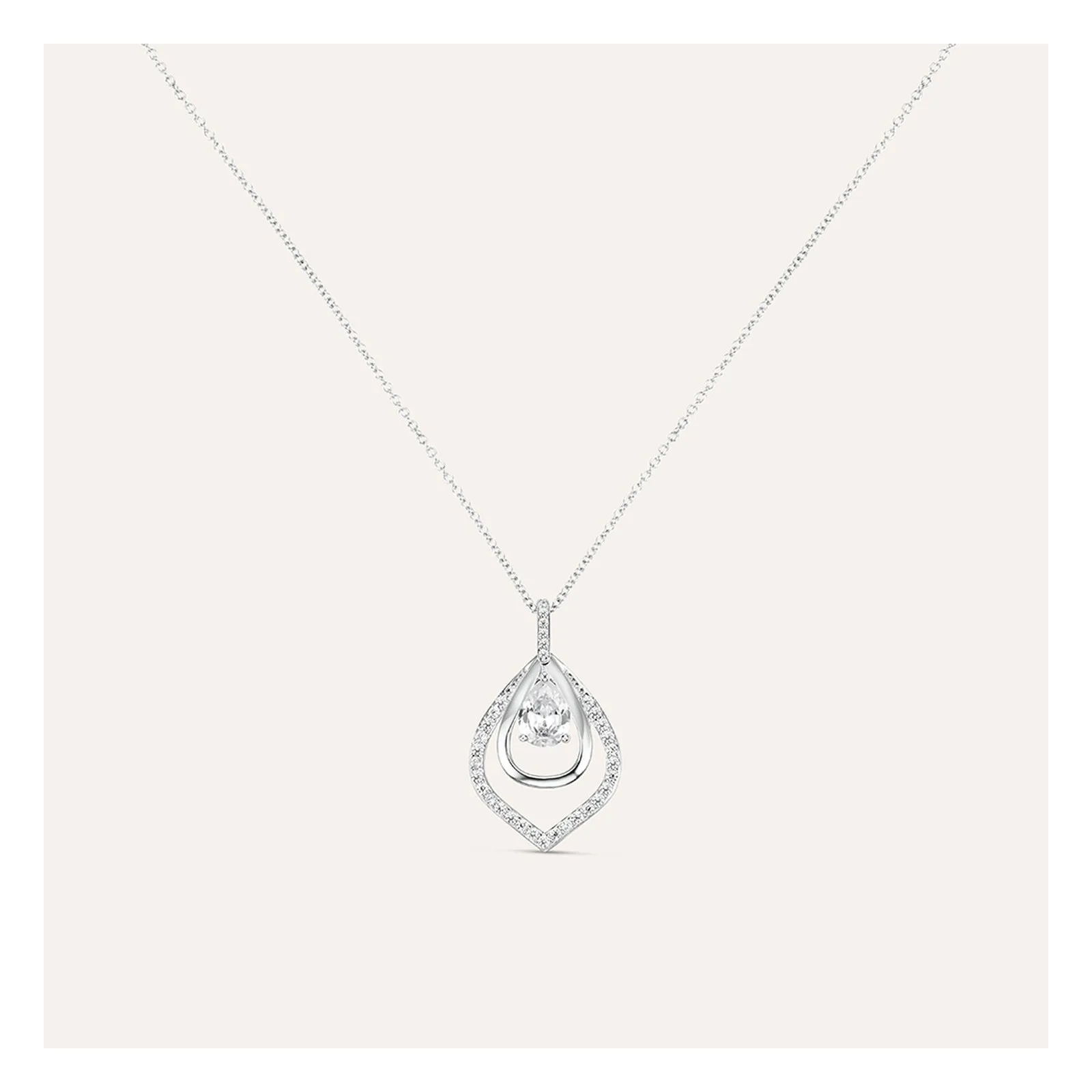 Stroili Silver Elegance Collana con cubic zirconia Argento 925 1694904