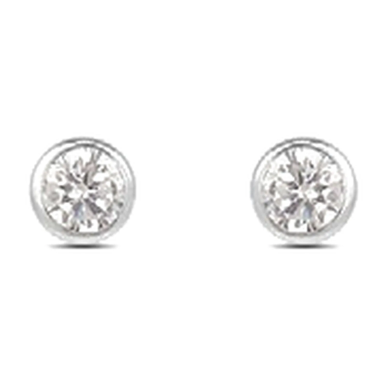 Stroili Bon Ton Orecchini lobo con cubic zirconia Oro 9kt 1425421