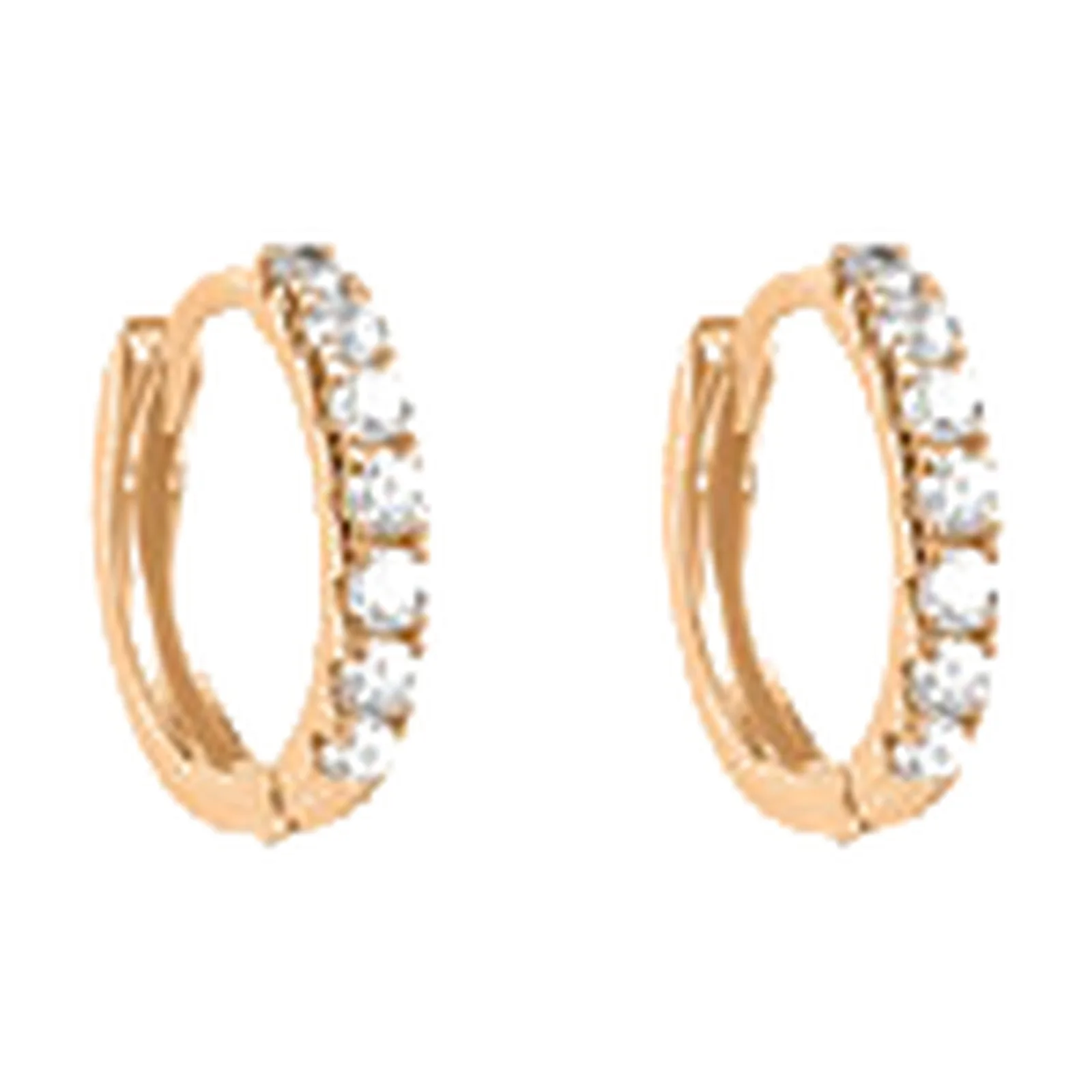 Stroili Silver Rainbow Orecchini a cerchio rosati Argento 925 1682426