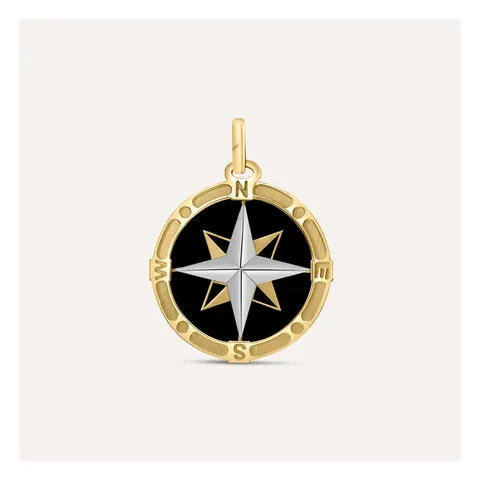 Stroili L'Homme Or Pendente rosa dei venti Oro 9kt 1436342