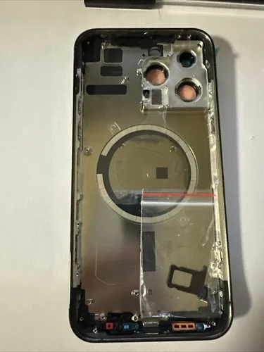 Compatibile Per Apple scocca Chassis Frame Iphone 14 Pro Max Nero Grigio