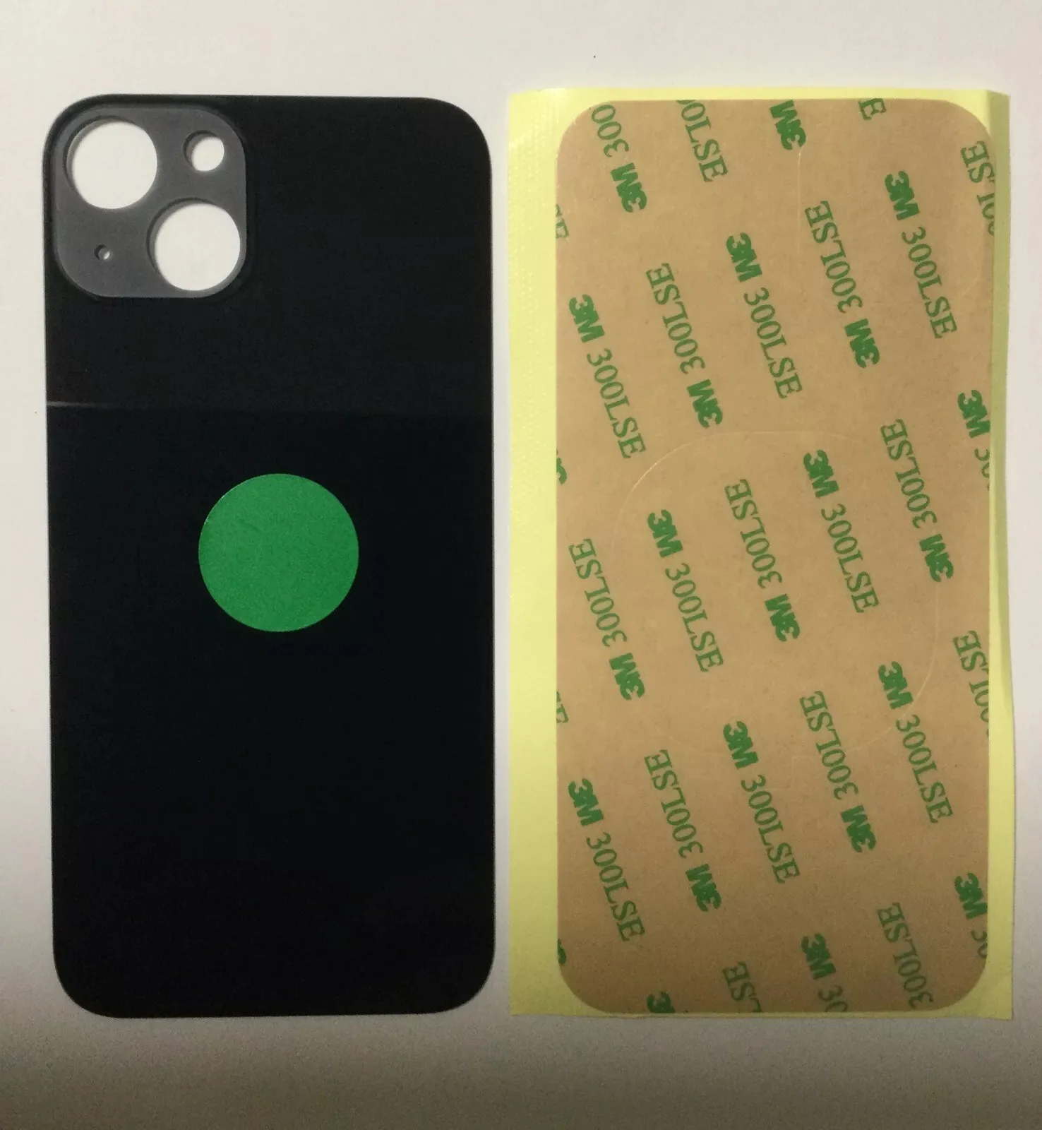 Back vetro Posteriore Per iPhone 13 Mini Nero Midnight foro BIG