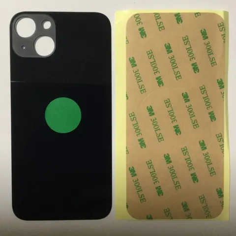 Back vetro Posteriore Per iPhone 13 Mini Nero Midnight foro BIG