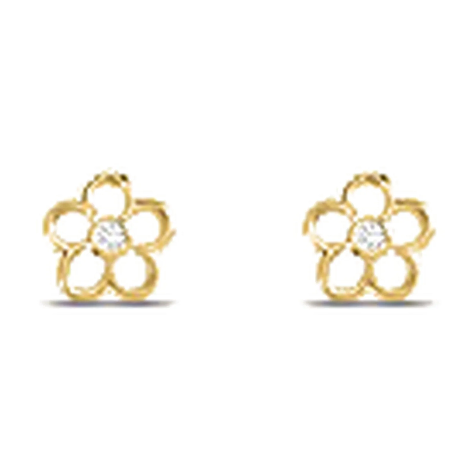 Stroili Mon Petit Precious Orecchini margherita con diamante Oro 9kt 1436844