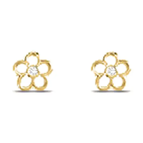 Stroili Mon Petit Precious Orecchini margherita con diamante Oro 9kt 1436844