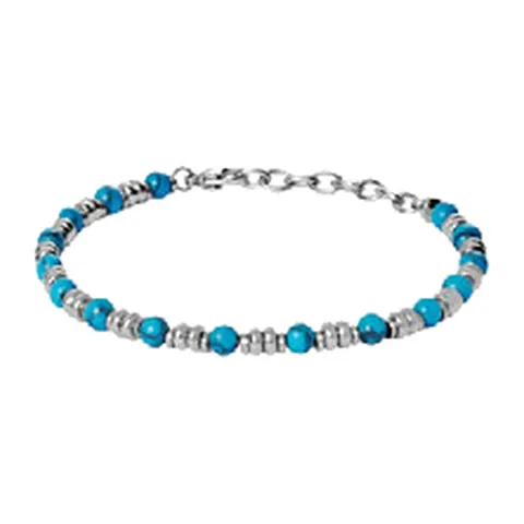 Stroili Man Code Bracciale con turchese Acciaio 1691382