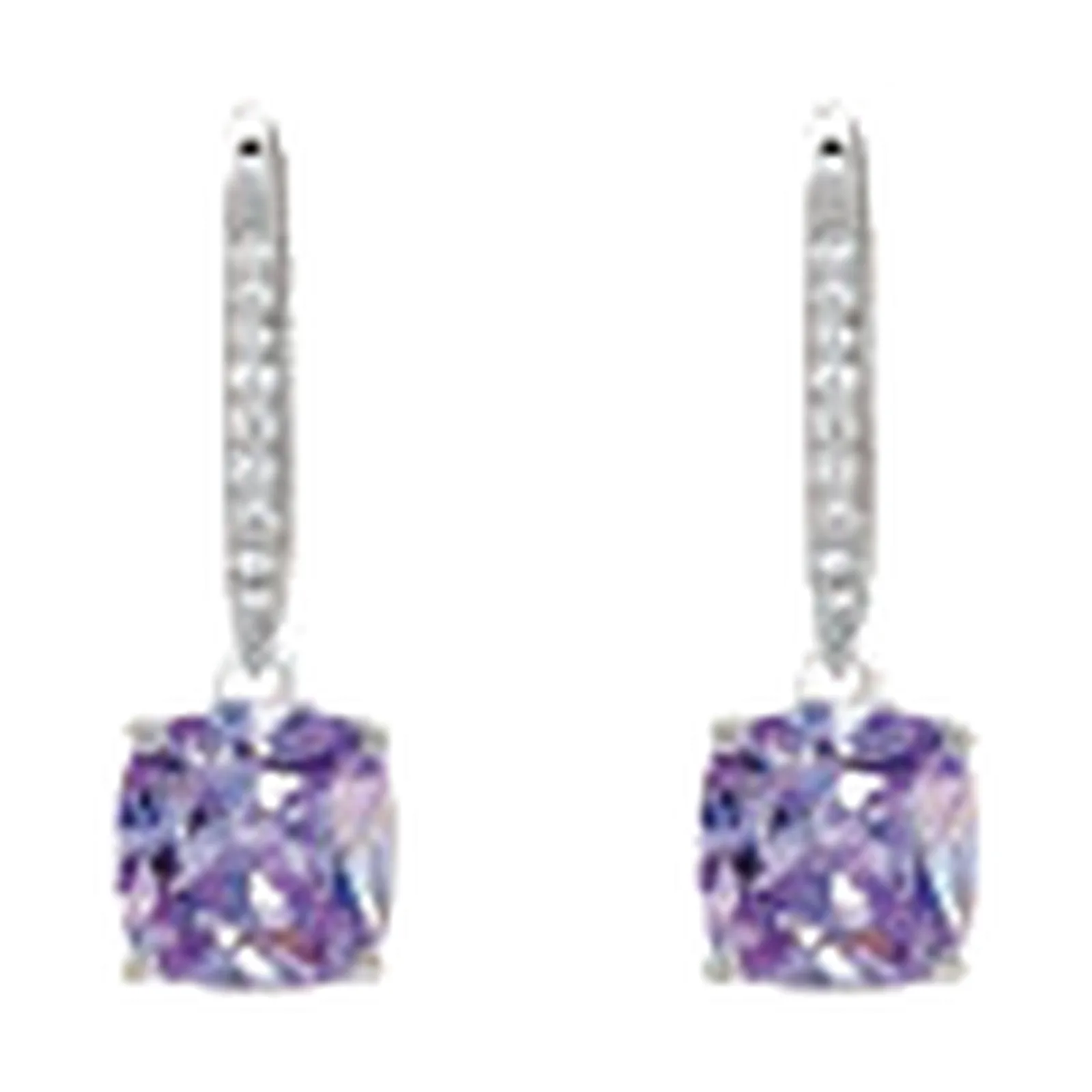 Stroili Silver Rainbow Orecchini pendenti cushion con cubic Argento 925 1694264