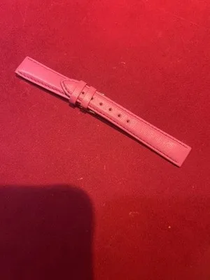 Cinturino per orologio in pelle rosa 16mm - 2606251518