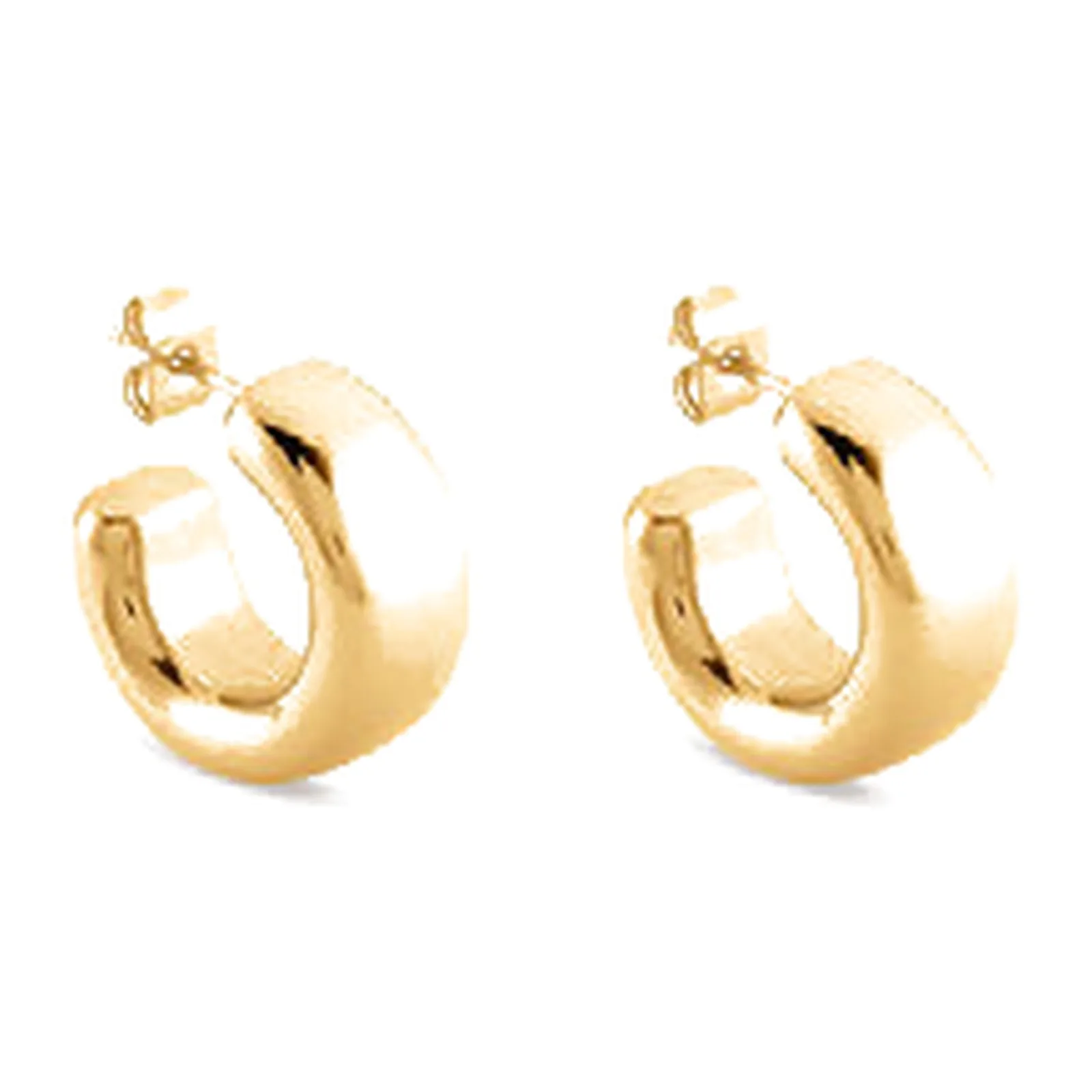 Stroili Radiance Collection Orecchini a cerchio dorati Acciaio 1699558