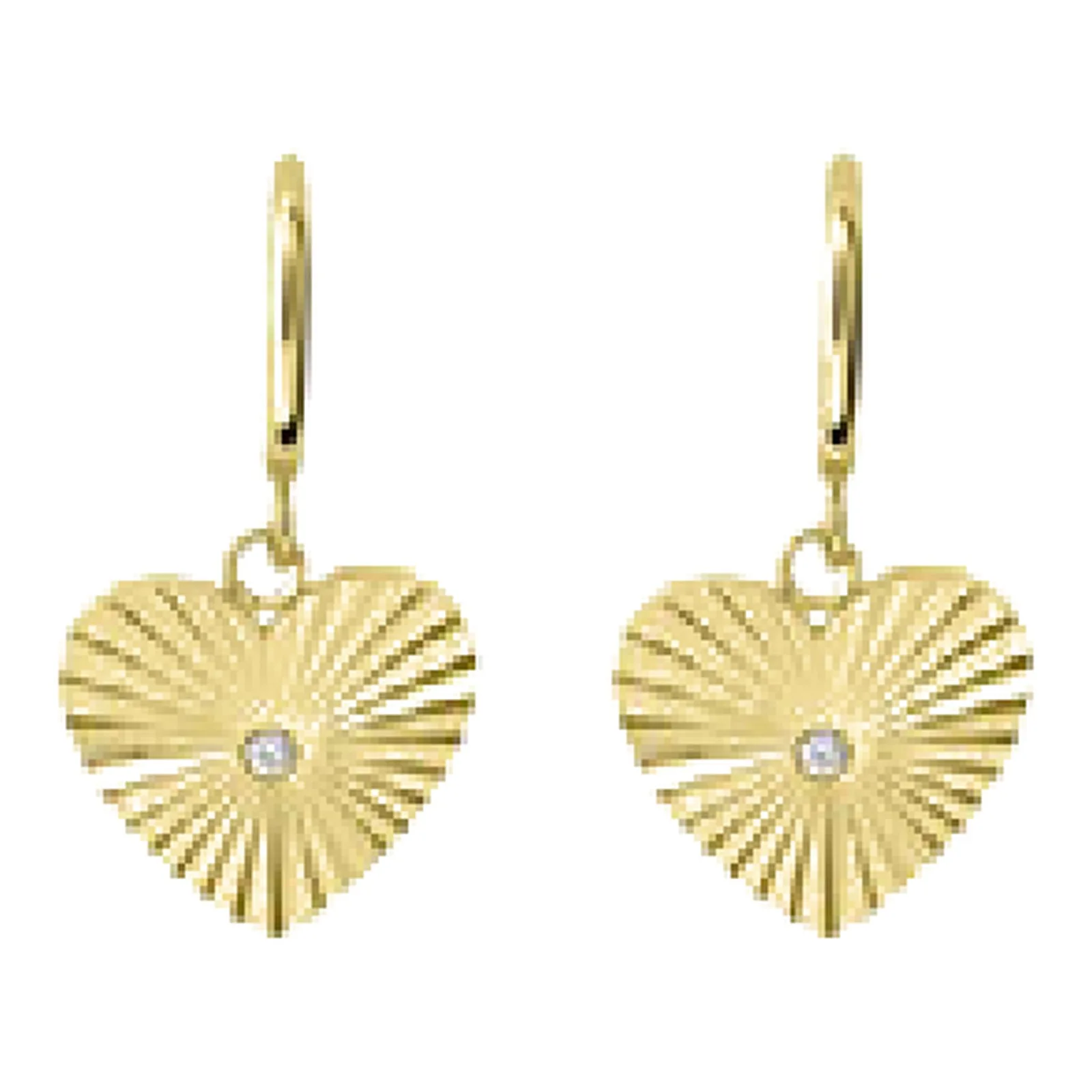 Stroili Radiance Collection Orecchini a cerchio dorati Acciaio 1691399