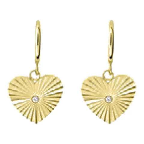 Stroili Radiance Collection Orecchini a cerchio dorati Acciaio 1691399