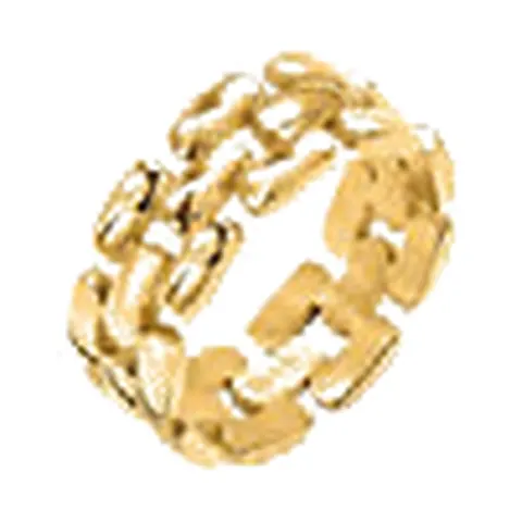 Stroili Radiance Collection Anello dorato panther Acciaio Misura 12 1694717