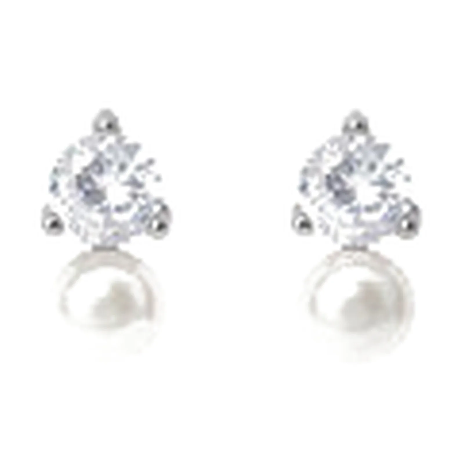 Stroili Silver Pearls Orecchini lobo con cubic zirconia Argento 925 1691450