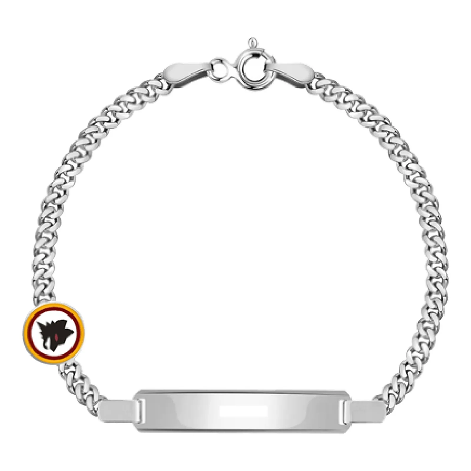 Lowell Bracciale Ufficiale Roma Acciaio 316L B-RB029KAS