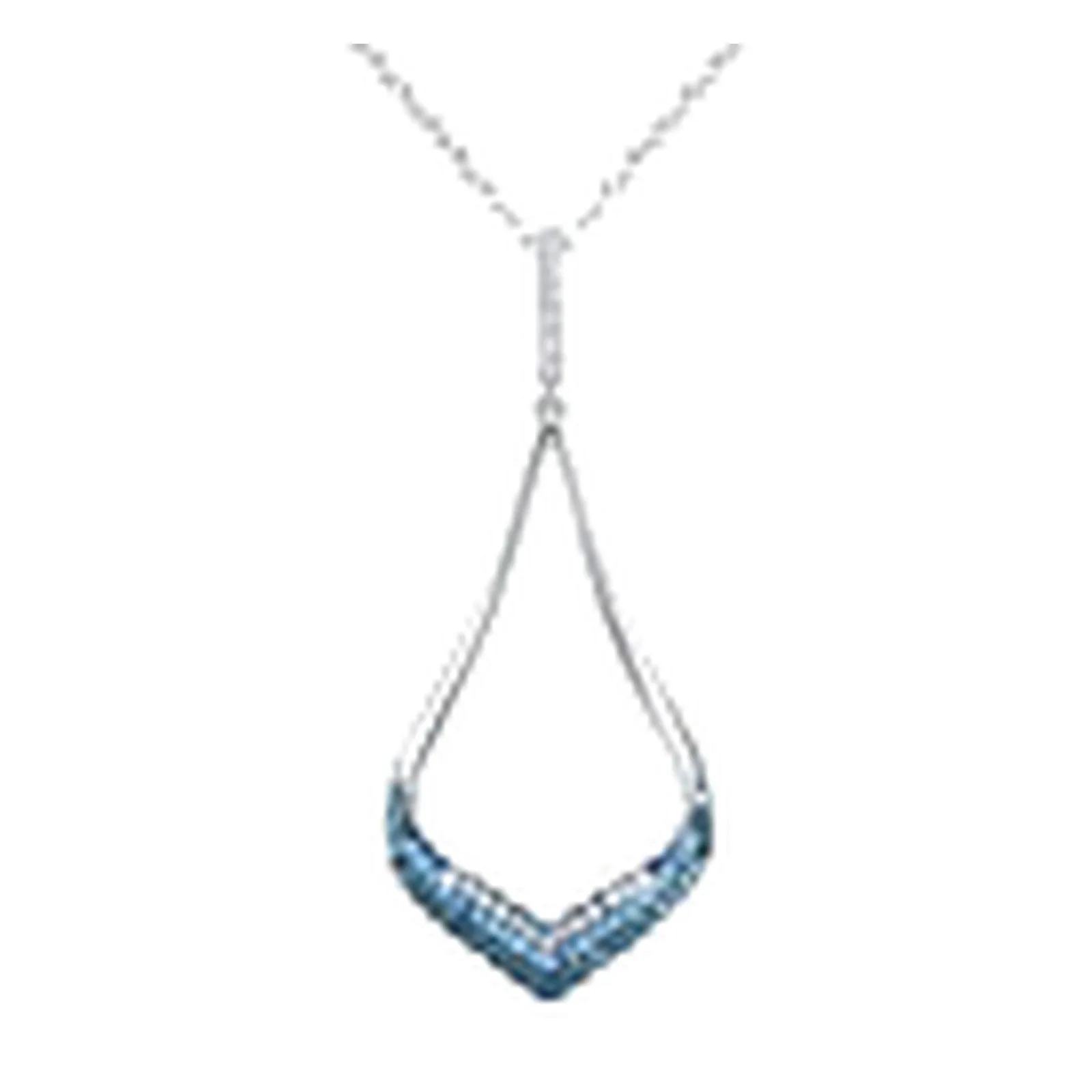 Stroili Aura Collection Collana con cristalli blu e silver Acciaio 1694726