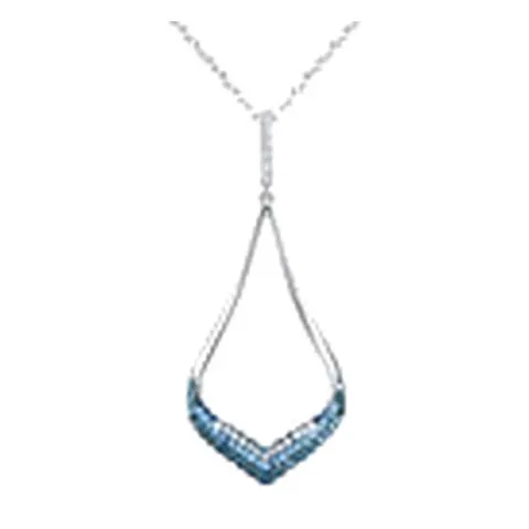 Stroili Aura Collection Collana con cristalli blu e silver Acciaio 1694726