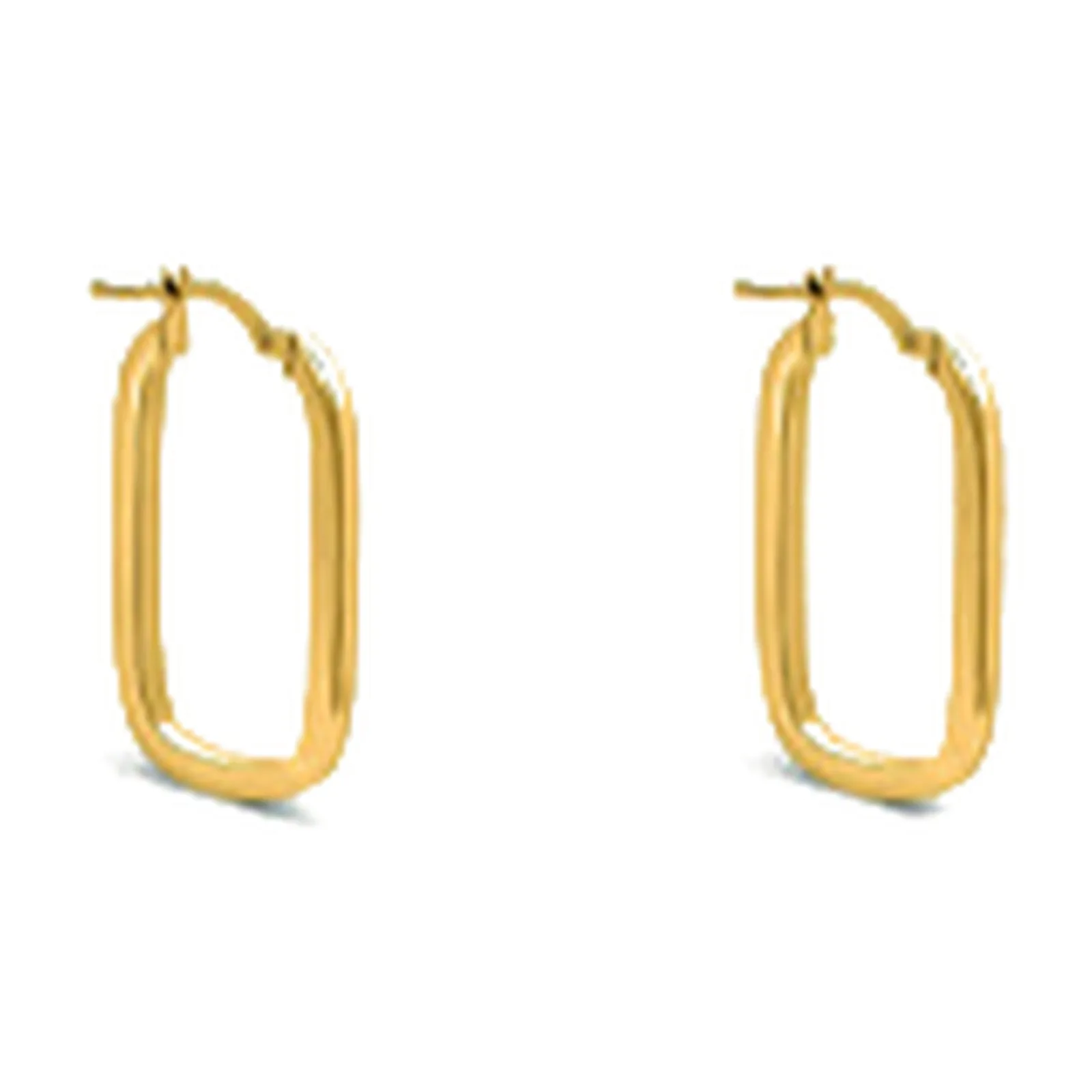 Stroili Toujours Orecchini hoops rettangolare Oro 9kt 1435981