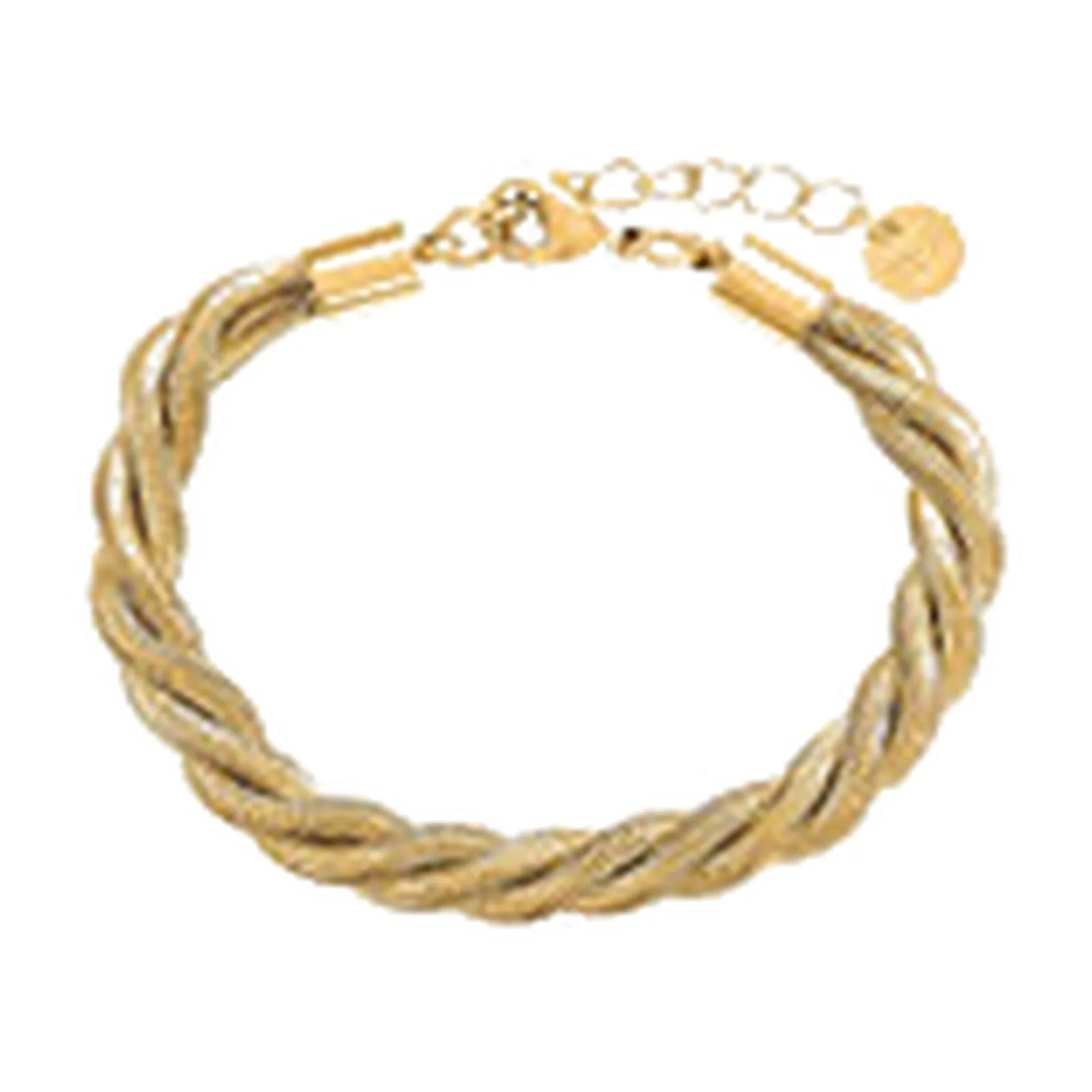 Stroili Radiance Collection Bracciale dorato snake a intreccio Acciaio 1694695