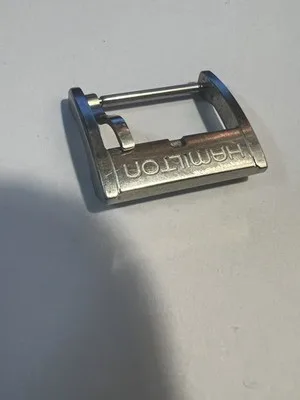 Fibbia per cinturino orologio Hamilton in acciaio inossidabile 206 20mm usato