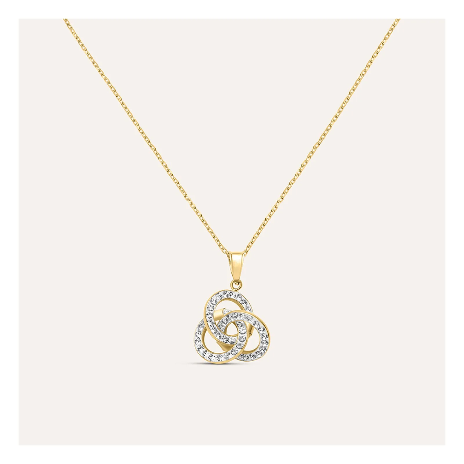 Stroili Christelle Collana con cristalli Oro 9kt 1412294