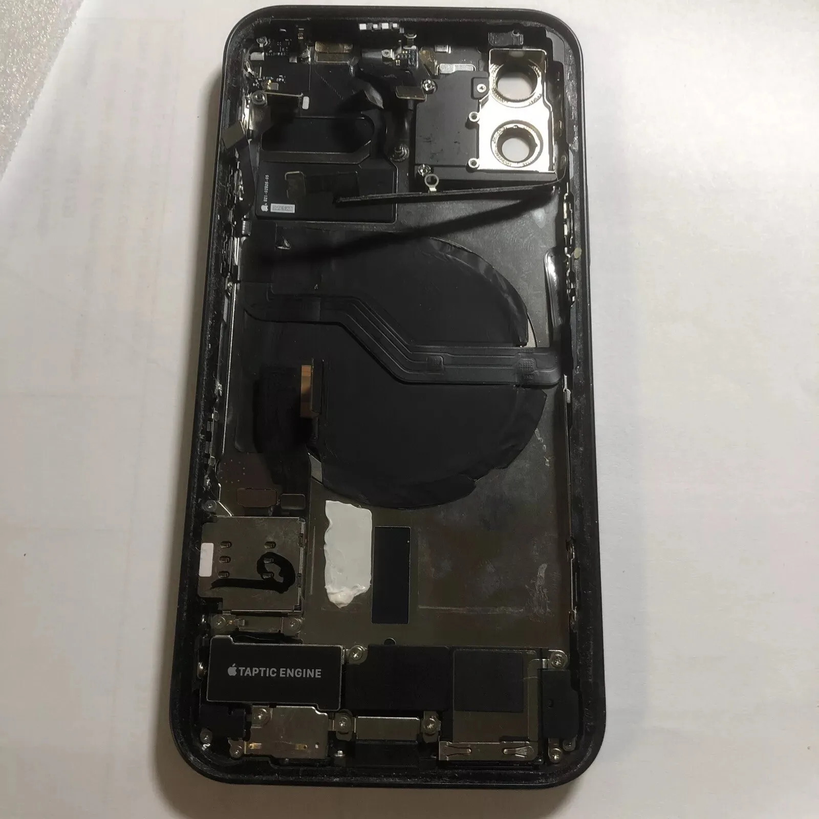Compatibile Apple Iphone 12 Chassis Lighting scocca nero Cdma B9