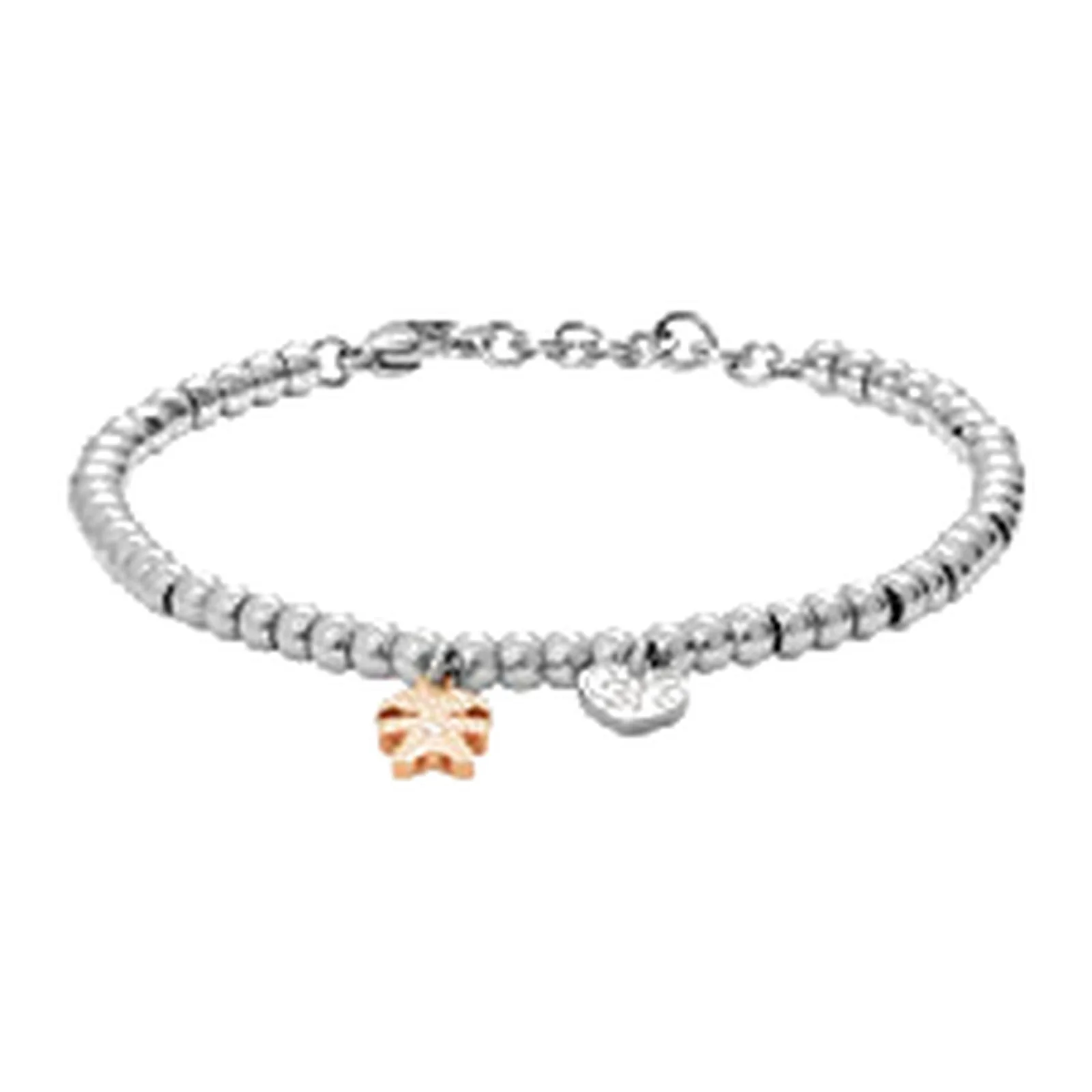 Stroili Lady Chic Bracciale bicolore con cristalli Acciaio 1688064