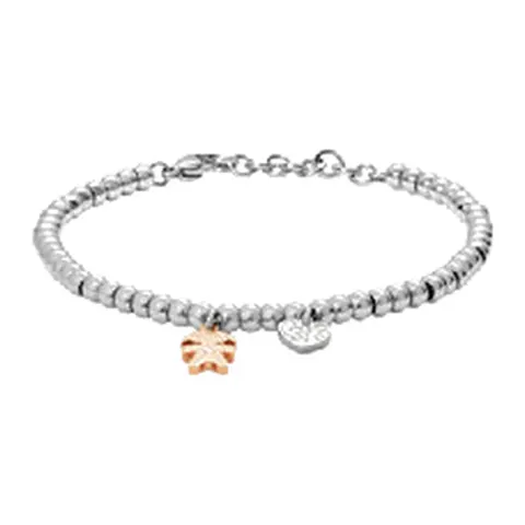 Stroili Lady Chic Bracciale bicolore con cristalli Acciaio 1688064