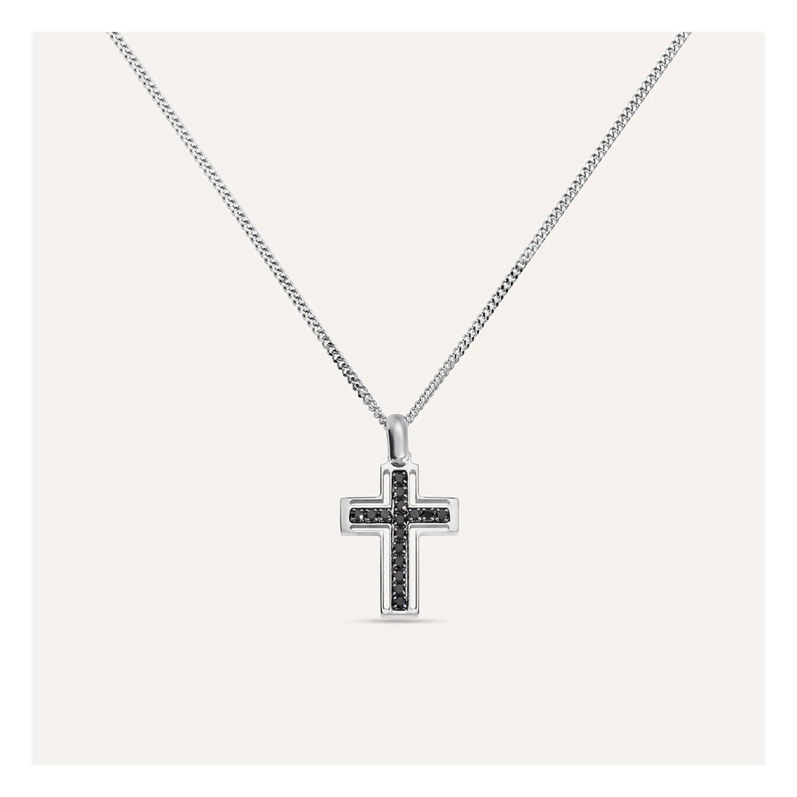 Stroili Silver Gentleman Collana con cubic zirconia Argento 925 1629942