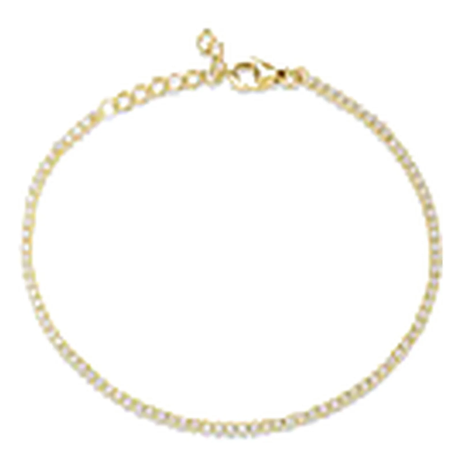 Stroili Silver Elegance Bracciale tennis dorato con cubic Argento 925 1696410