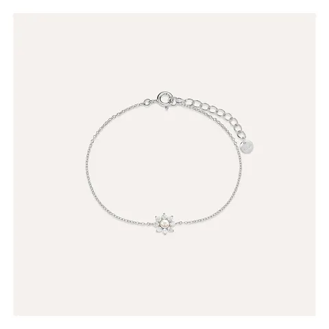 Stroili Silver Pearls Bracciale con cubic zirconia e perla Argento 925 1691442