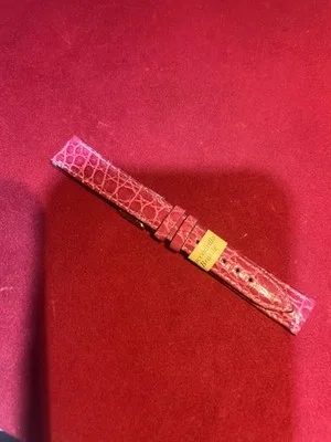 Cinturino per orologio in coccodrillo Brasiliano rosa 16mm - 2606291522
