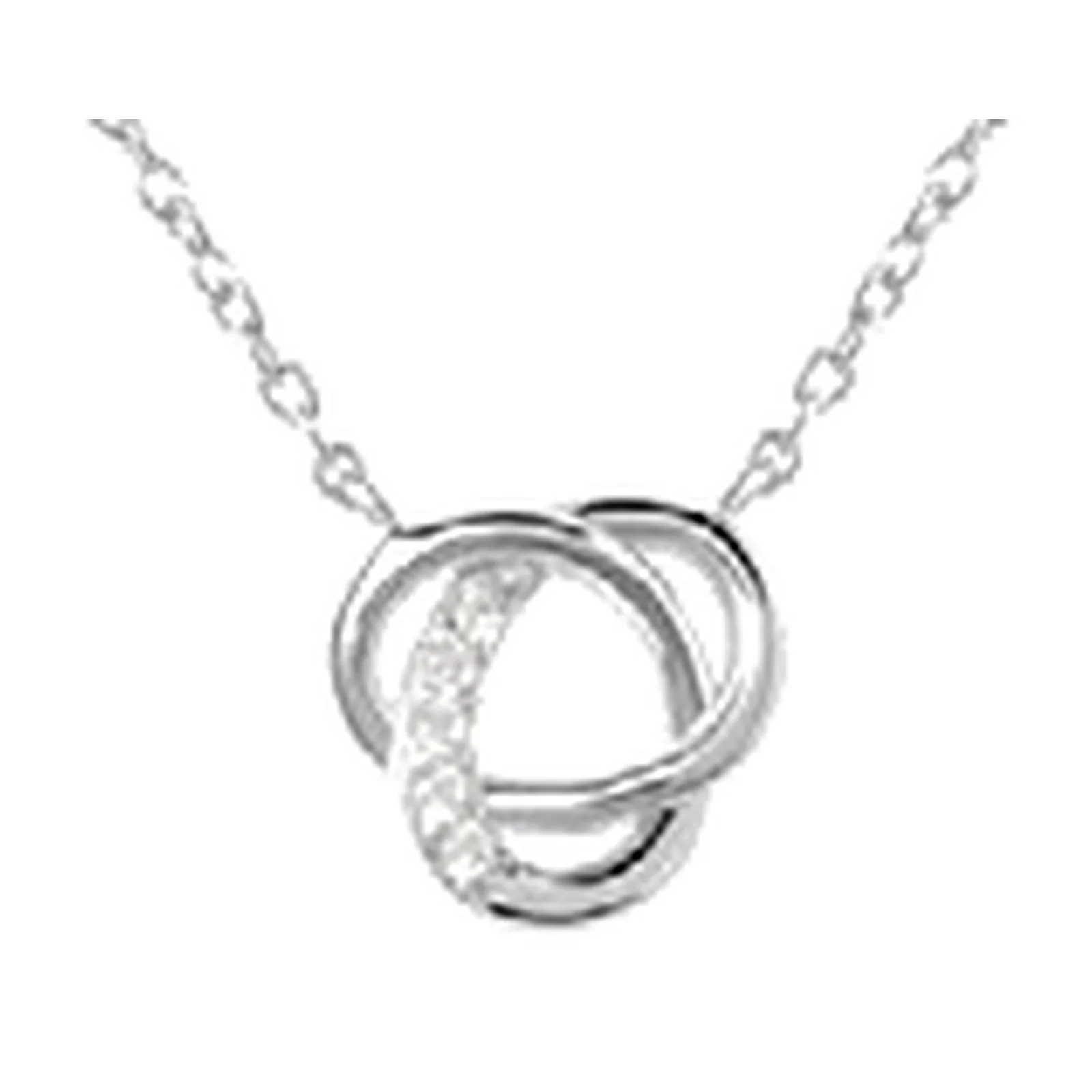 Stroili Silver Shine Collana nodo con cubic zirconia Argento 925 1628544