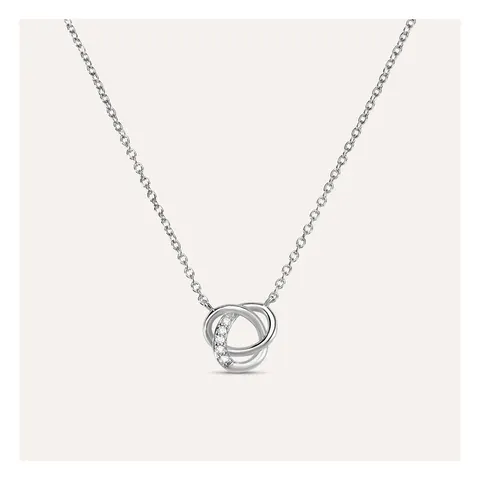 Stroili Silver Shine Collana nodo con cubic zirconia Argento 925 1628544