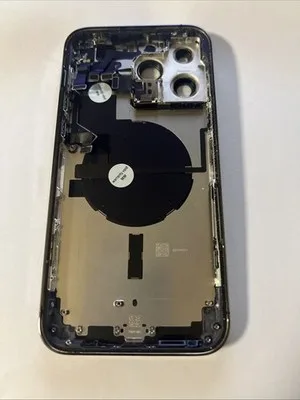 Compatibile Apple Iphone 14 Pro Max Scocca Centrale Chassis Viola Cdma Sim Slot