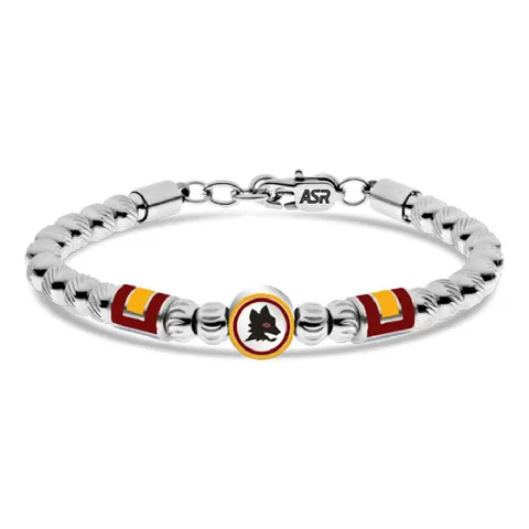 Lowell Bracciale Ufficiale Roma Acciaio 316L B-RB013UAG