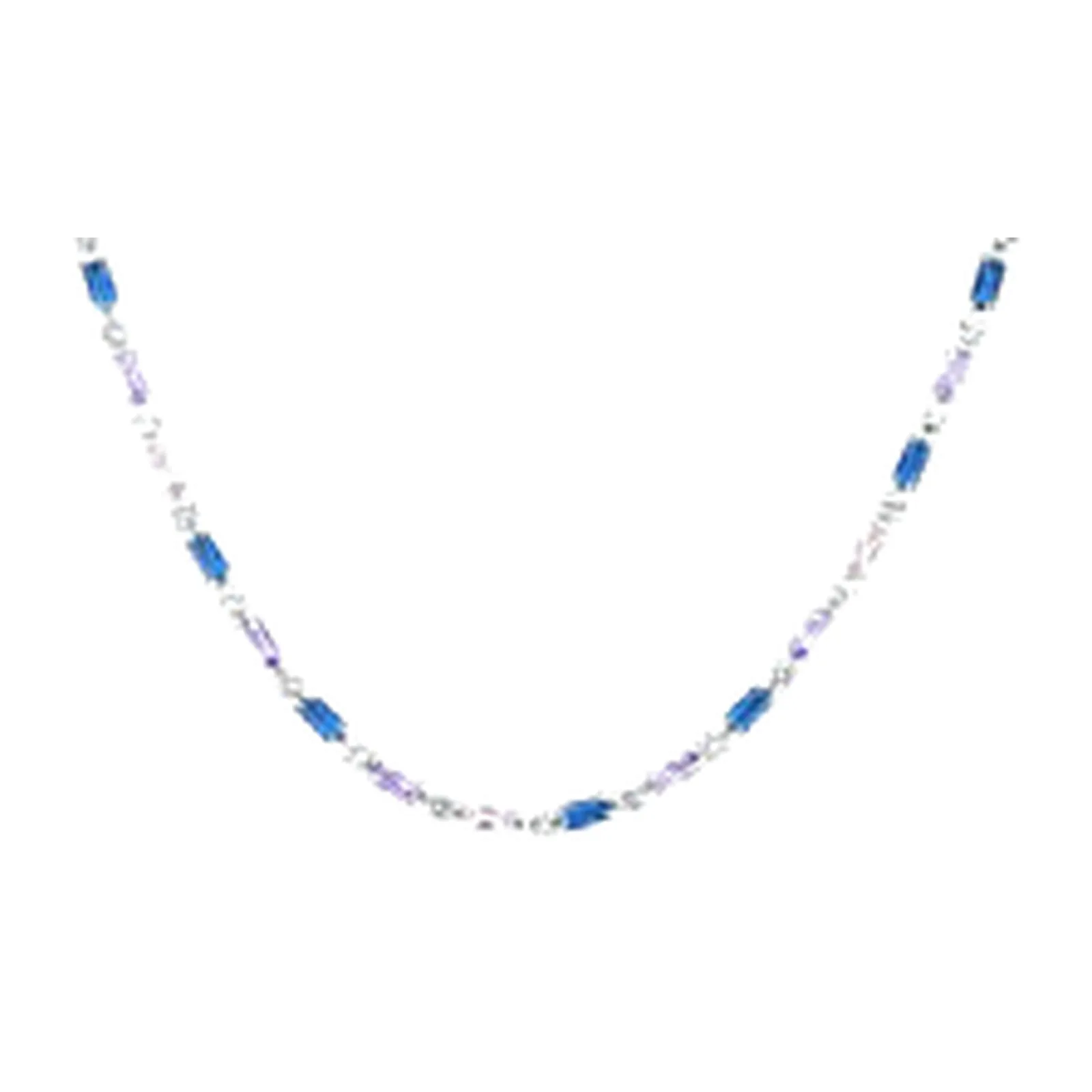 Stroili Romantic Shine Collana baguette multicolore in metallo Metallo 1694981