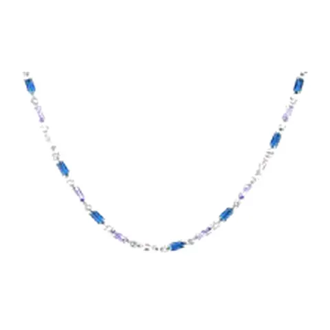 Stroili Romantic Shine Collana baguette multicolore in metallo Metallo 1694981