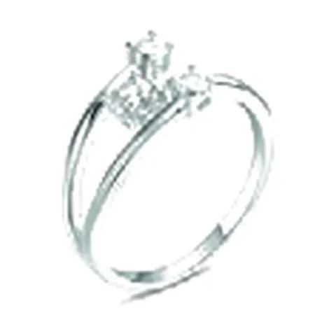 Stroili Silver Elegance Anello tre punti luce Argento 925 Misura 12 1697685
