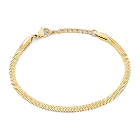 Stroili Radiance Collection Bracciale flat dorato Acciaio 1699616